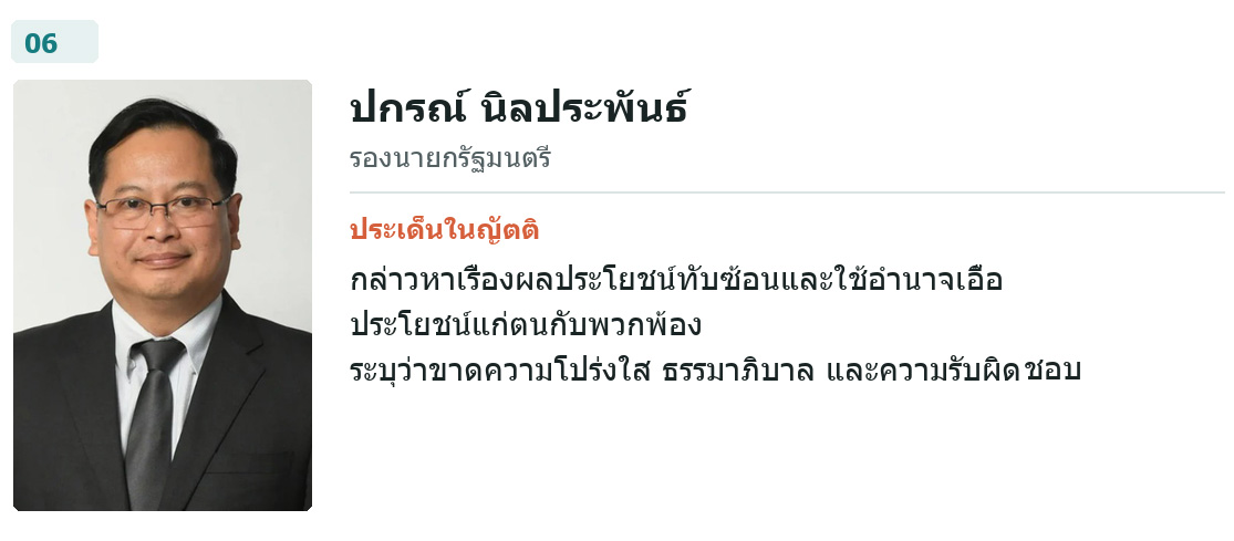 ผู้อภิปรายคนที่ 6